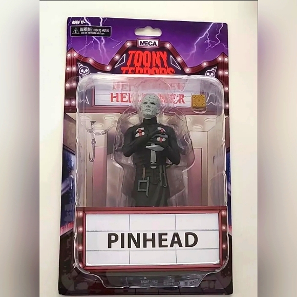 NECA Toony Terrors Hellraiser Pinhead Action Figure Horror Cenobite Halloween - Picture 1 of 8